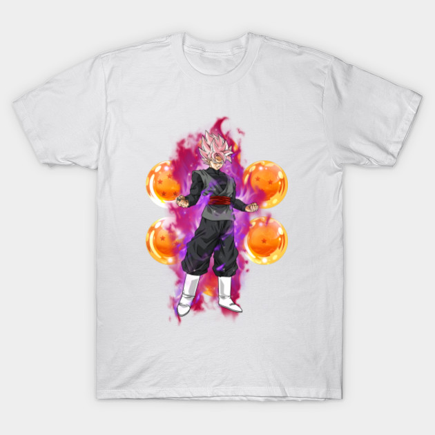 Black Goku Super Saiyan Rose T-Shirt-TOZ